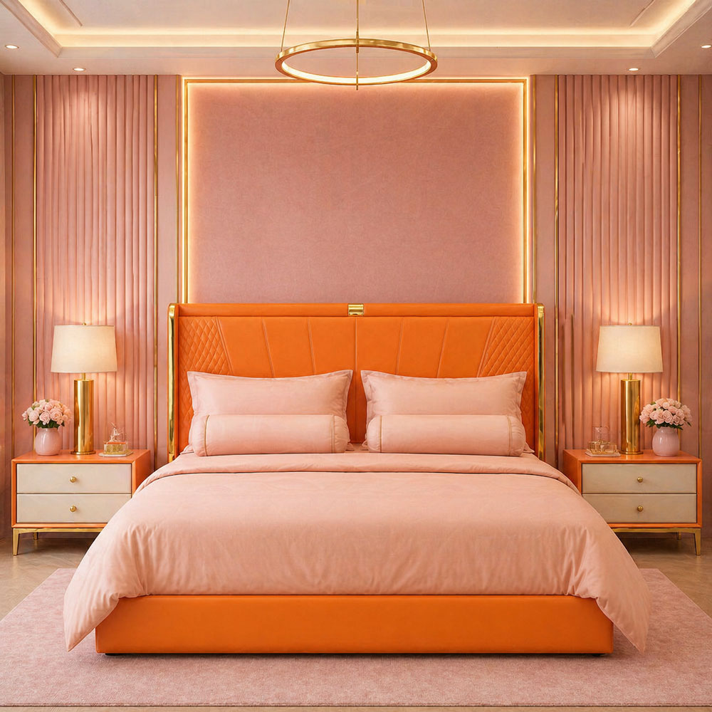 គ្រែស្បែកម៉ូដទាន់សម័យ Brand Jasmine