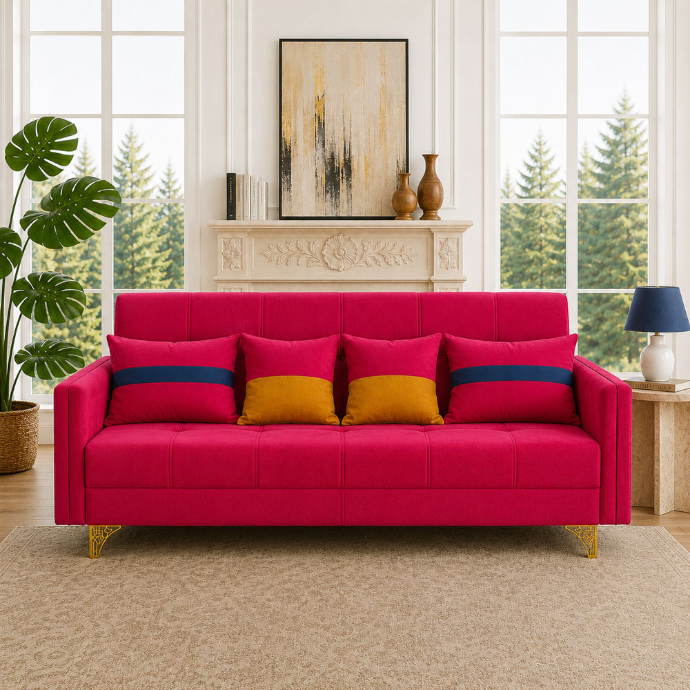 សាឡុងSofa Bed ទំនើបទាន់សម័យ 3 in 1