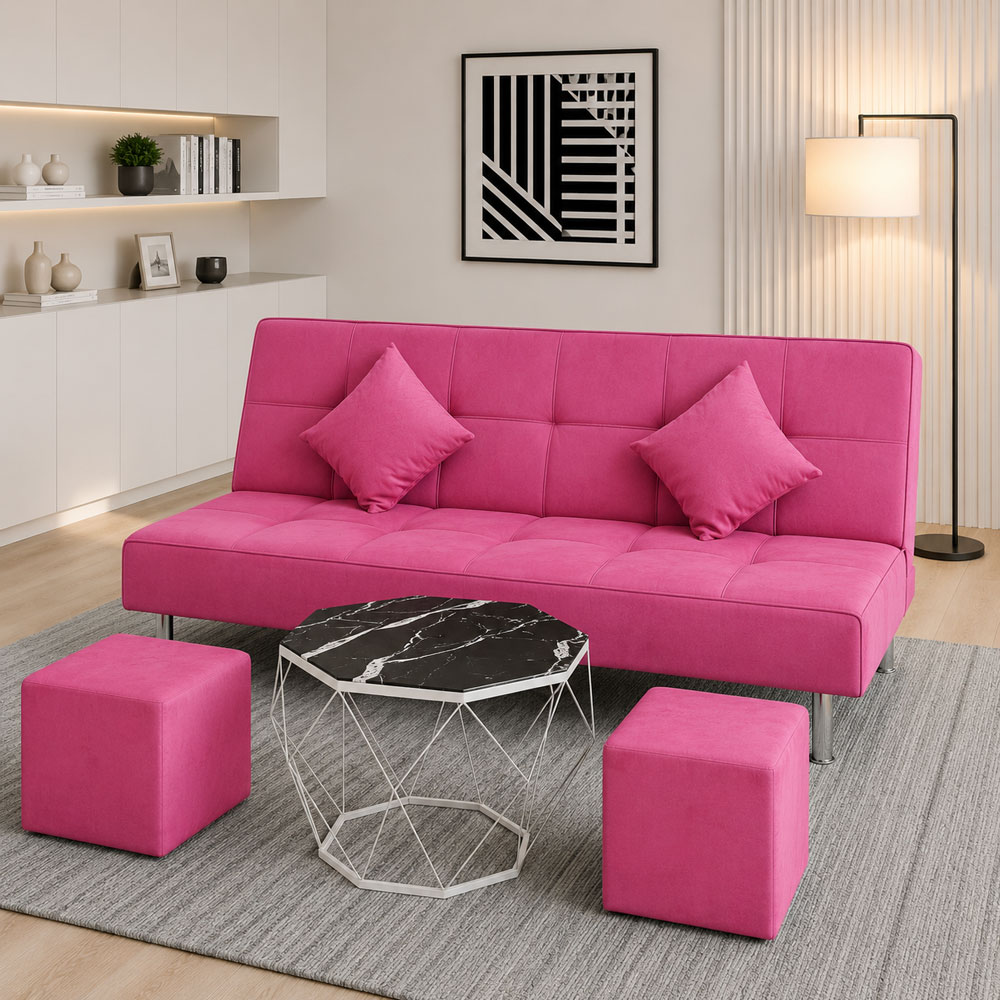 សាឡុងSofa Bedទំនើបទាន់សម័យ 3 in 1