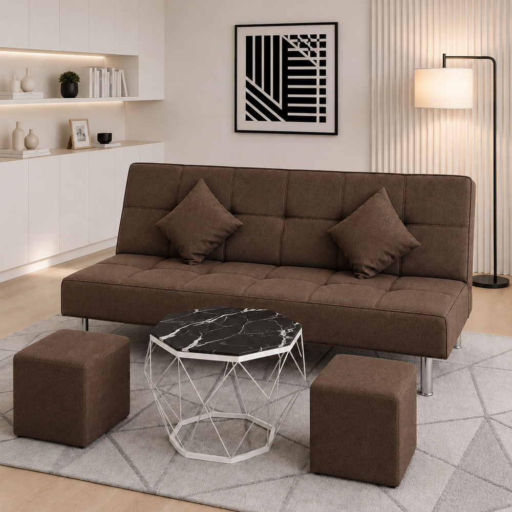 សាឡុងSofa Bedទំនើបទាន់សម័យ 3 in 1