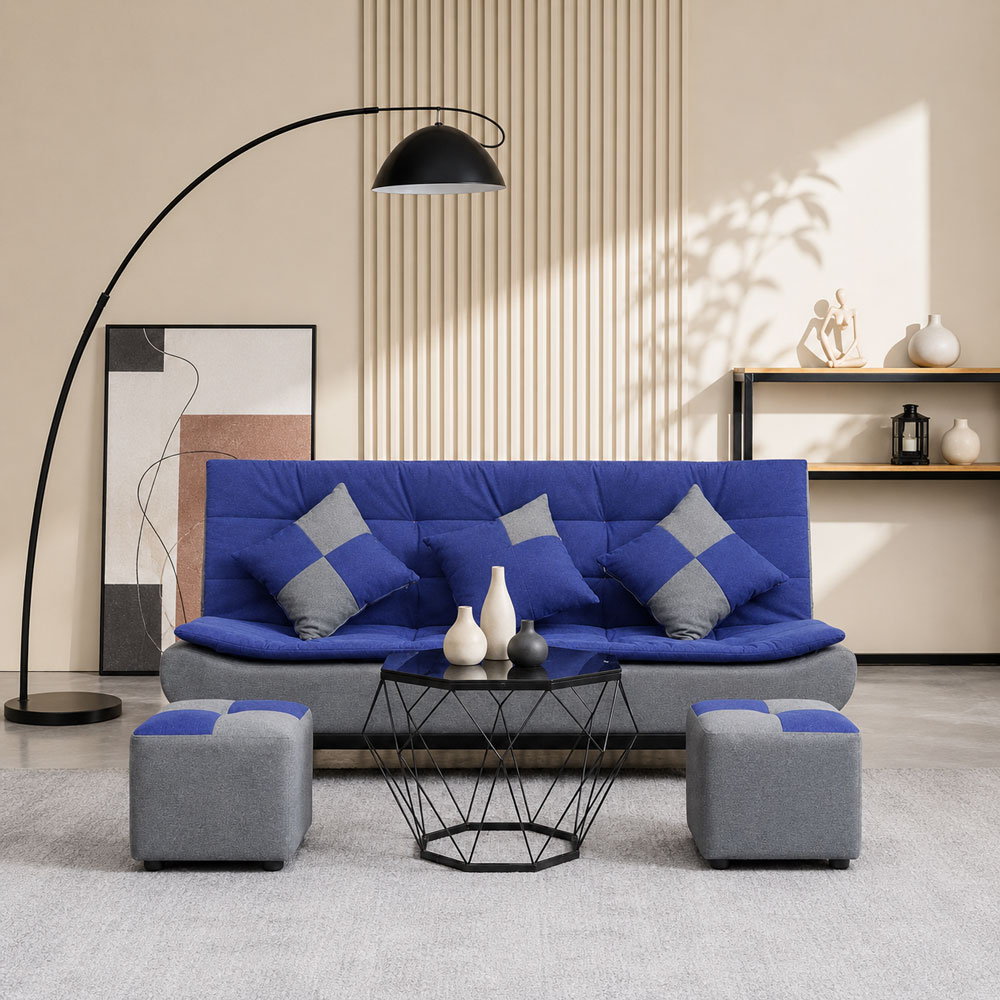 ឈុតសាឡុងSofa Bed ពហុមុខងារ 3 in 1 Brand JASMINE