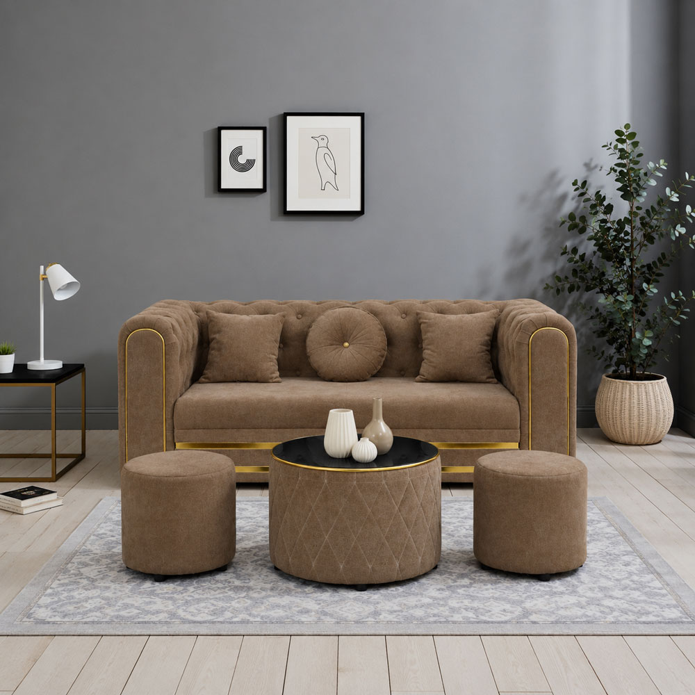 សាឡុងខ្នាតធំបែប Luxury Modern ទាន់សម័យ