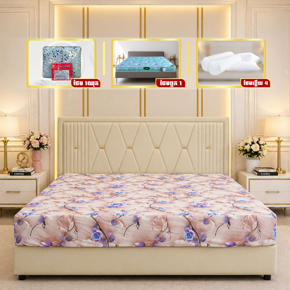 ឈុតគ្រែ Luxury Modern រចនាបែបទំនើប